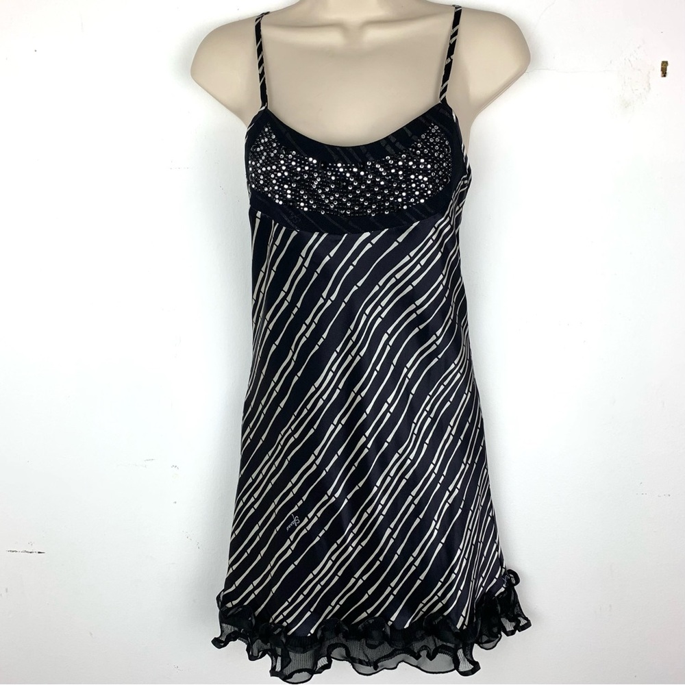Vintage Y2K Sfarzo Milano Silk Tank Top Tunic Dress